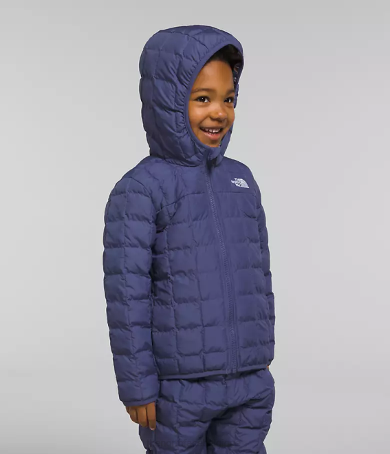 bleu grotte enfants The North Face veste à capuche réversible thermoball 62XR1237