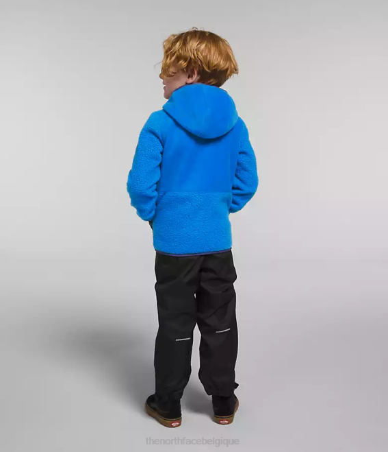 bleu optique enfants The North Face sweat à capuche entièrement zippé en polaire forrest 62XR465