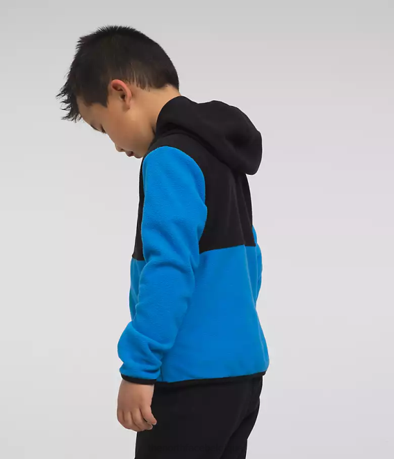 bleu optique enfants The North Face sweat à capuche entièrement zippé glacier 62XR693