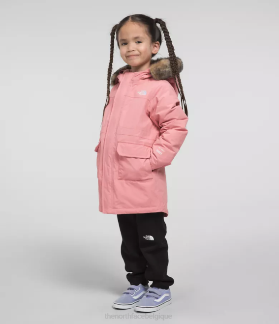rose ombragée enfants The North Face parka arctique 62XR1154