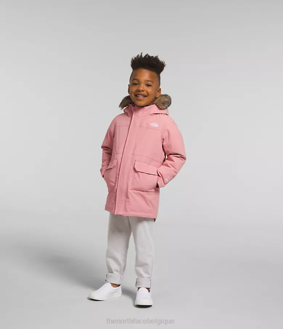 rose ombragée enfants The North Face parka arctique 62XR1154