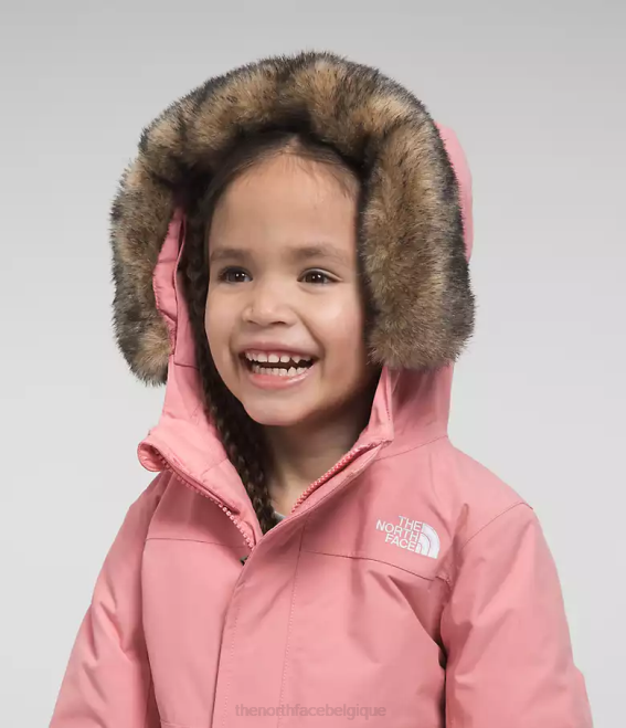 rose ombragée enfants The North Face parka arctique 62XR1154