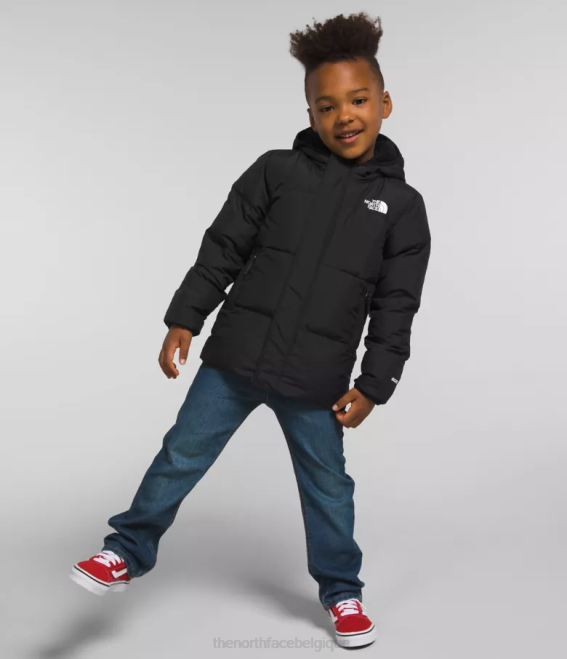 tnf noir enfants The North Face doudoune à capuche north 62XR863