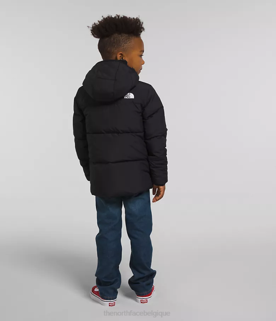 tnf noir enfants The North Face doudoune à capuche north 62XR863