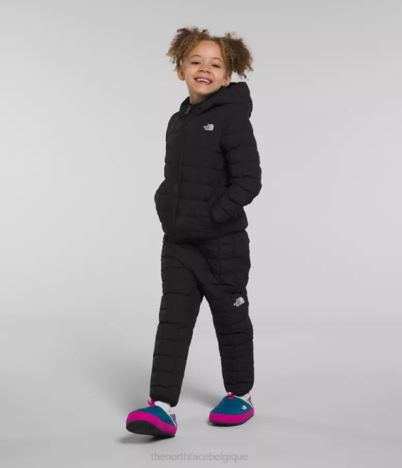 tnf noir enfants The North Face veste à capuche réversible thermoball 62XR1238