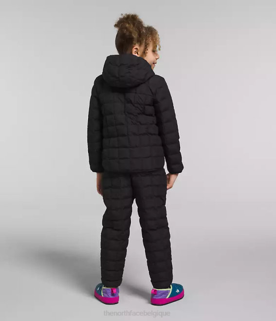 tnf noir enfants The North Face veste à capuche réversible thermoball 62XR1238
