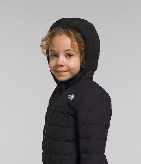 tnf noir enfants The North Face veste à capuche réversible thermoball 62XR1238