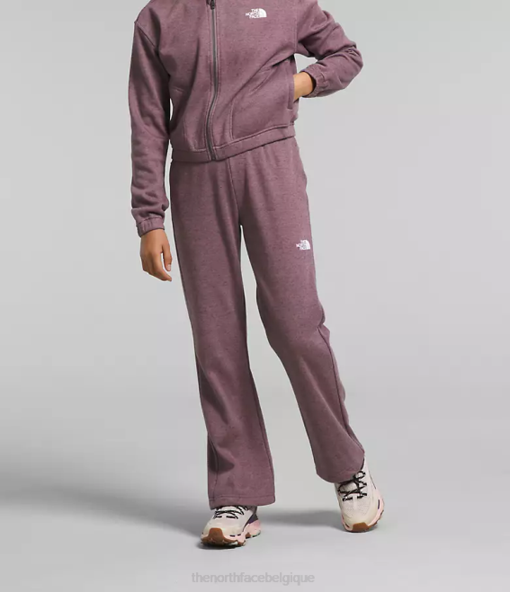 gris fauve chiné enfants The North Face pantalon large en molleton de rêve douillet 62XR267