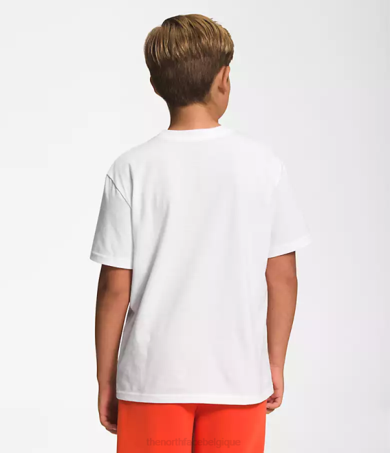 tnf blanc/or sommet enfants The North Face t-shirt graphique à manches courtes 62XR1058