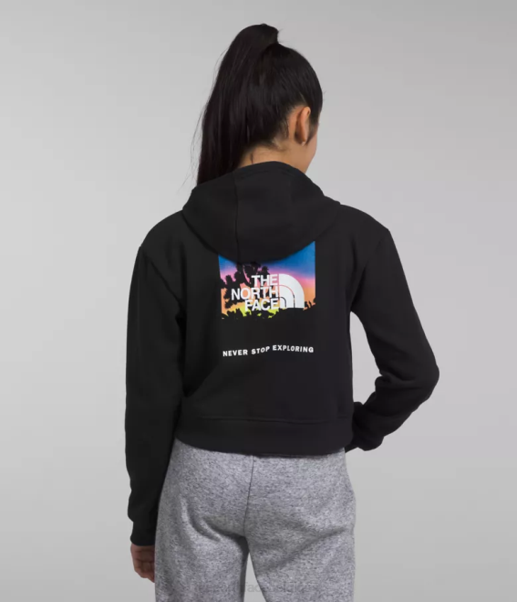 tnf noir enfants The North Face sweat à capuche en polaire camp 62XR266