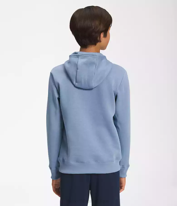 bleu folklorique enfants The North Face sweat à capuche en polaire camp 62XR1104
