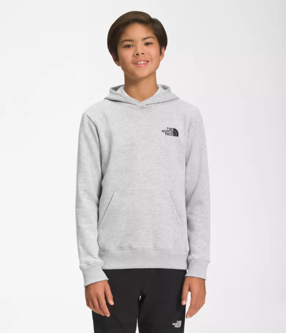 tnf gris clair chiné enfants The North Face sweat à capuche en polaire camp 62XR1102 - Cliquez sur l'image pour la fermer