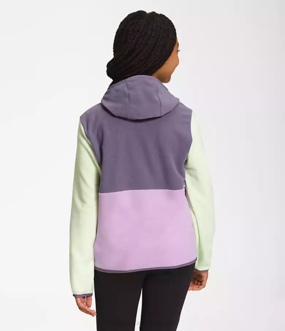 lupin enfants The North Face veste à capuche entièrement zippée Glacier 62XR523