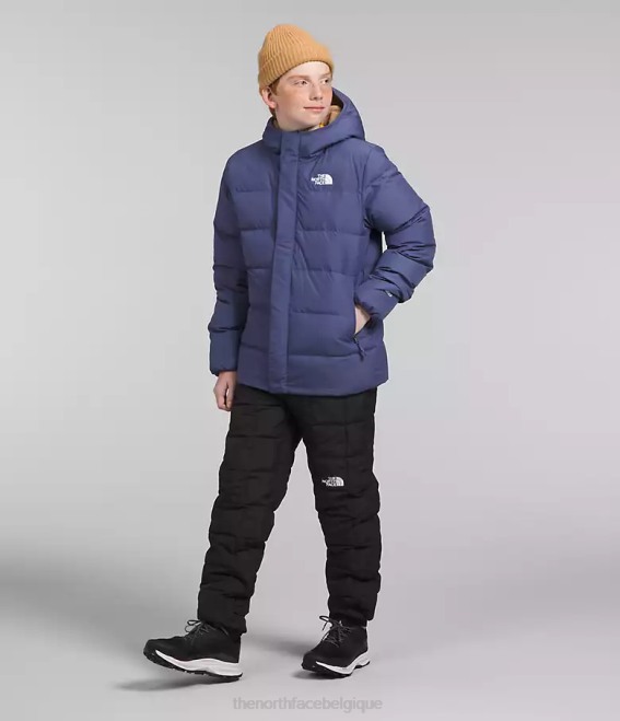 bleu grotte enfants The North Face parka doublée de polaire north 62XR688