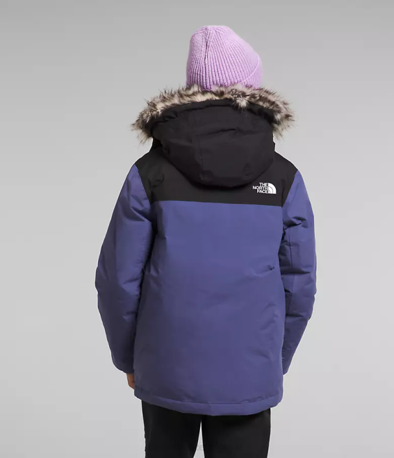bleu grotte enfants The North Face parka mcmurdo 62XR463