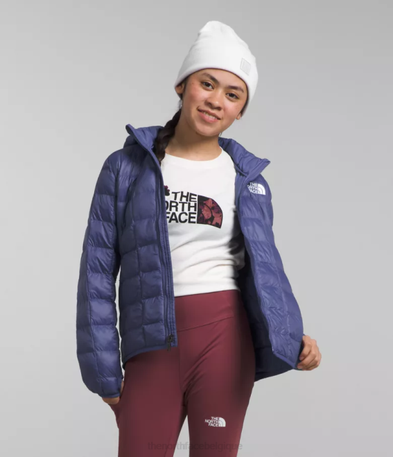 bleu grotte enfants The North Face veste à capuche thermoball 62XR182