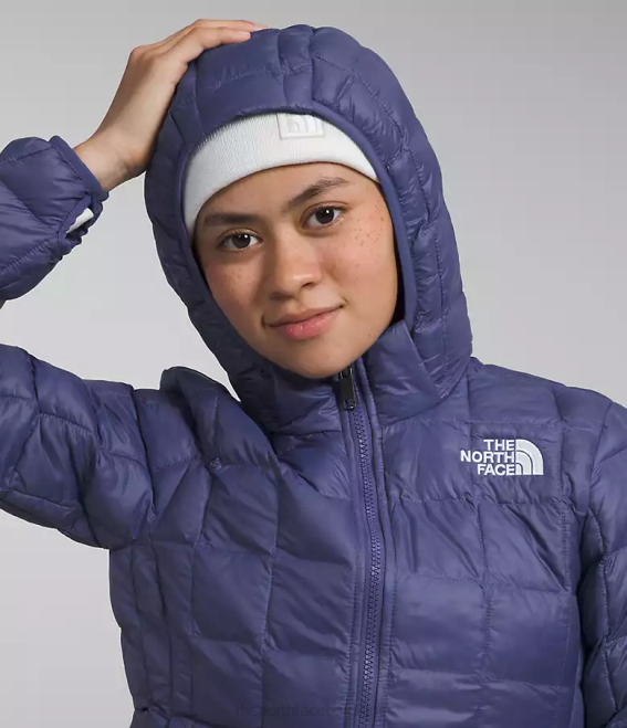bleu grotte enfants The North Face veste à capuche thermoball 62XR182