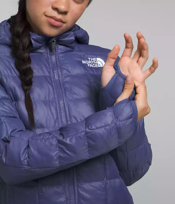 bleu grotte enfants The North Face veste à capuche thermoball 62XR182