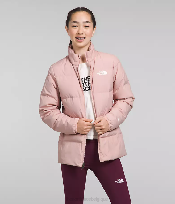 gris fauve enfants The North Face triclimate nord vers le bas 62XR579