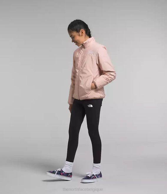 mousse rose enfants The North Face veste réversible Mossbud 62XR1153