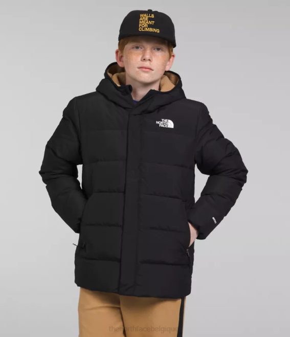 tnf noir enfants The North Face parka doublée de polaire north 62XR689