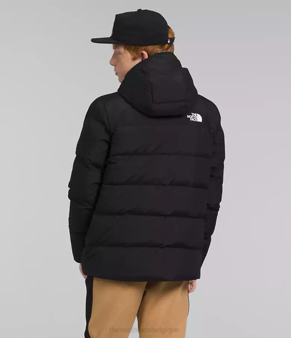 tnf noir enfants The North Face parka doublée de polaire north 62XR689