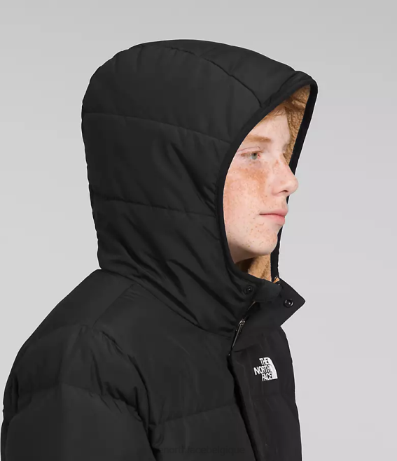 tnf noir enfants The North Face parka doublée de polaire north 62XR689
