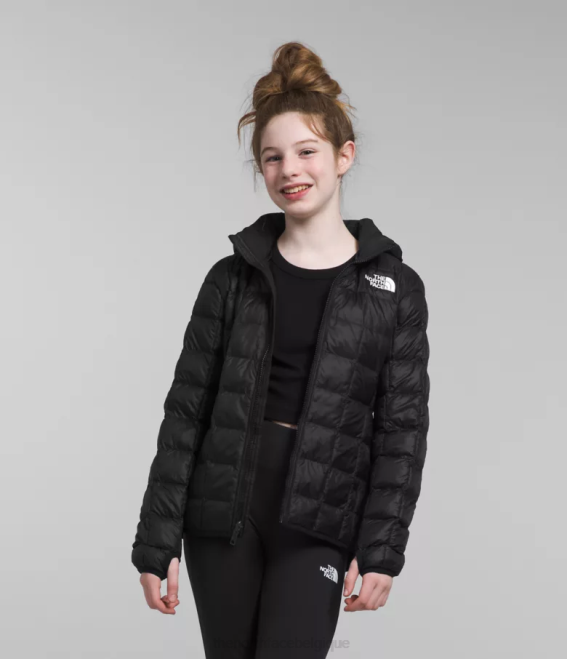 tnf noir enfants The North Face veste à capuche thermoball 62XR181