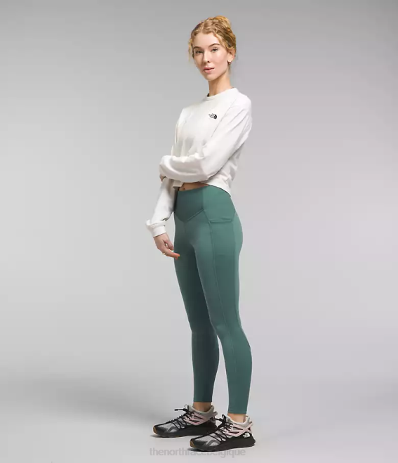 bruyère sauge foncée femmes The North Face collants à poche dune sky 62XR382