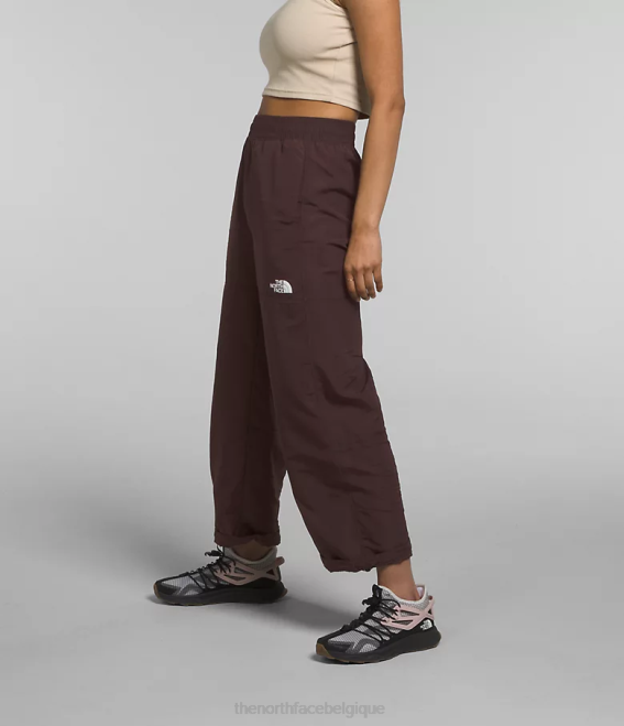 brun charbon femmes The North Face pantalon facile en nylon tnf 62XR1099