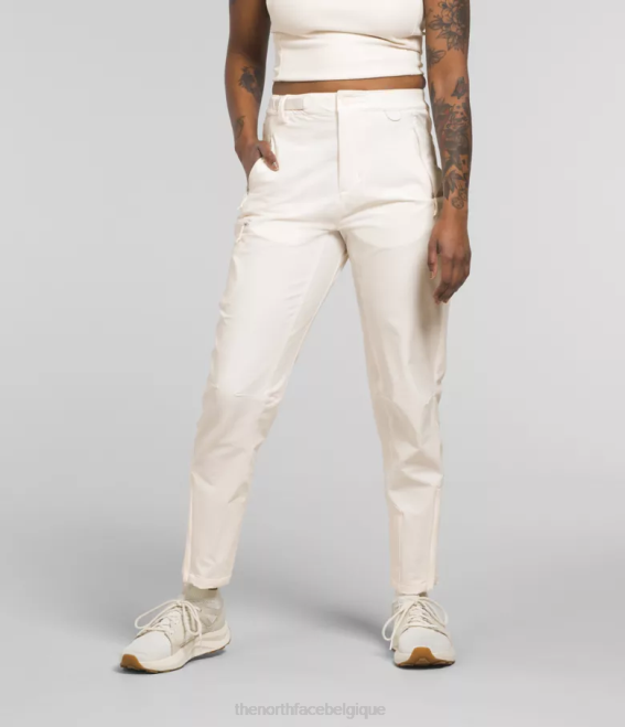 gardénia blanc femmes The North Face pantalon bridgeway pro 62XR168