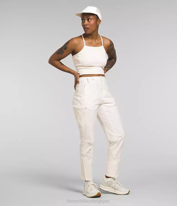 gardénia blanc femmes The North Face pantalon bridgeway pro 62XR168