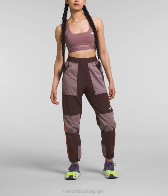 brun charbon/gris fauve femmes The North Face pantalon de jogging trailwear okt flash 62XR853 - Cliquez sur l'image pour la fermer