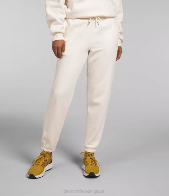 gardénia blanc/tnf noir femmes The North Face pantalon de survêtement en molleton à demi-dôme 62XR980