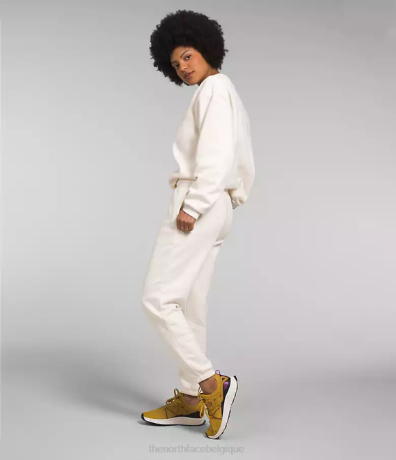 gardénia blanc/tnf noir femmes The North Face pantalon de survêtement en molleton à demi-dôme 62XR980