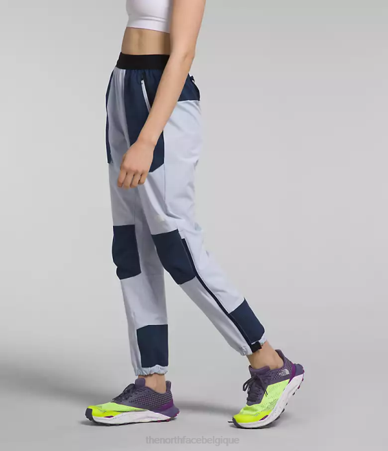pervenche poussiéreuse/marine sommet femmes The North Face pantalon de jogging trailwear okt flash 62XR854