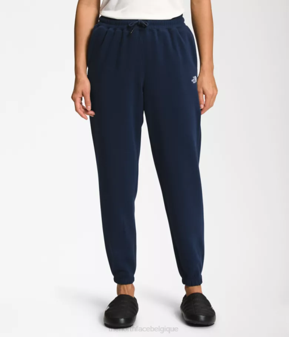sommet marine/tnf blanc femmes The North Face pantalon de survêtement en molleton à demi-dôme 62XR975