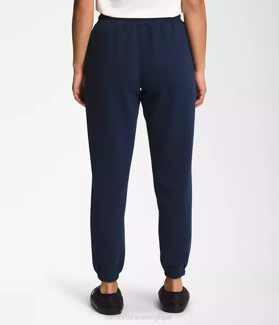 sommet marine/tnf blanc femmes The North Face pantalon de survêtement en molleton à demi-dôme 62XR975