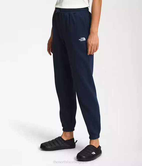 sommet marine/tnf blanc femmes The North Face pantalon de survêtement en molleton à demi-dôme 62XR975