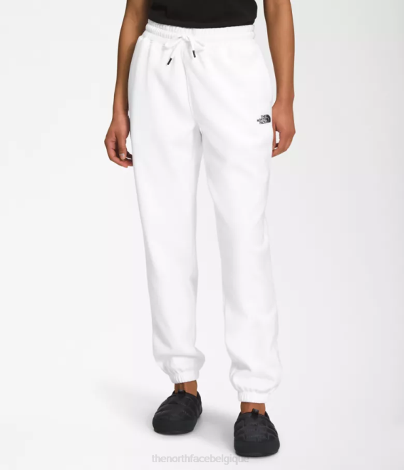 tnf blanc/tnf noir femmes The North Face pantalon de survêtement en molleton à demi-dôme 62XR978