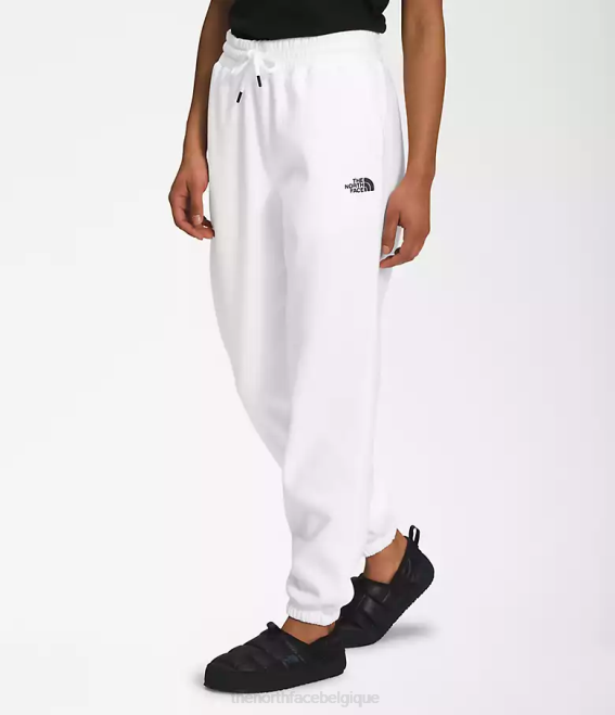 tnf blanc/tnf noir femmes The North Face pantalon de survêtement en molleton à demi-dôme 62XR978