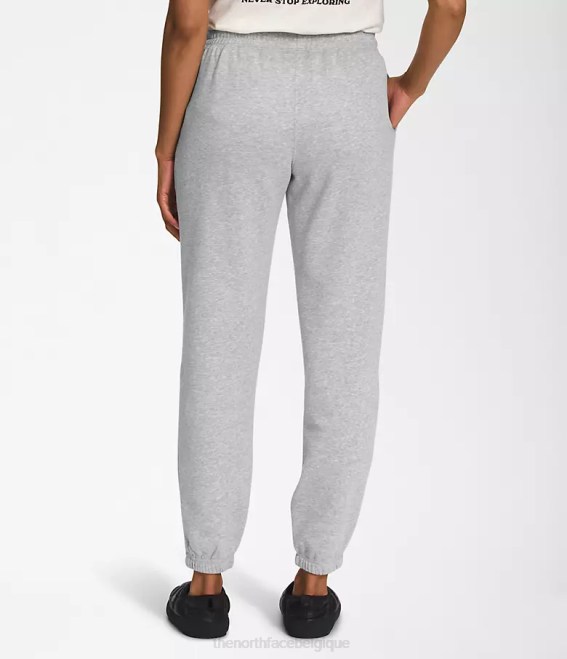 tnf gris clair chiné/tnf blanc femmes The North Face pantalon de survêtement en molleton à demi-dôme 62XR973