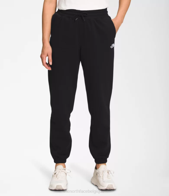 tnf noir/tnf blanc femmes The North Face pantalon de survêtement en molleton à demi-dôme 62XR974