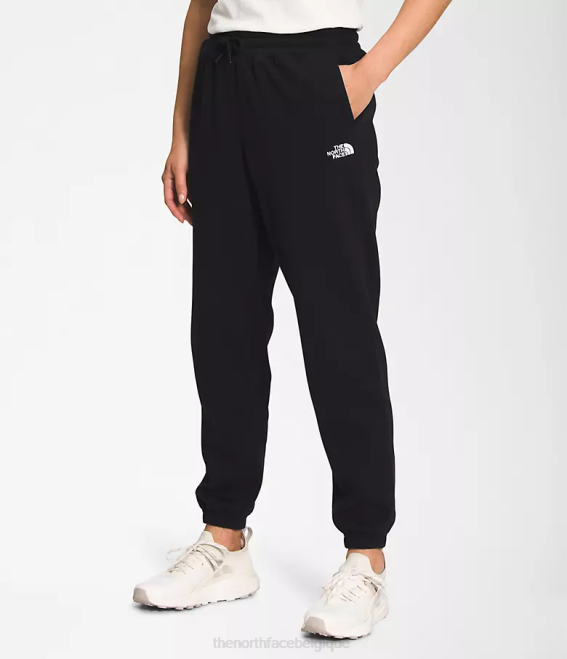 tnf noir/tnf blanc femmes The North Face pantalon de survêtement en molleton à demi-dôme 62XR974