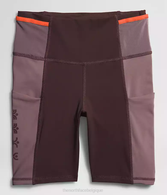 brun charbon/gris fauve femmes The North Face short de vélo trailwear qtm 62XR903