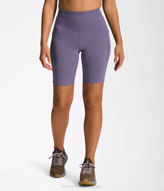 bruyère d'ardoise lunaire femmes The North Face short collant 9'' dune sky 62XR810