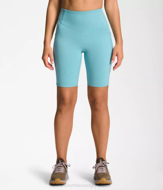 bruyère des eaux récifales femmes The North Face short collant 9'' dune sky 62XR811