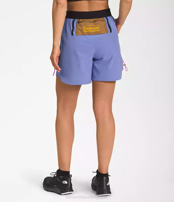 pervenche foncé/brun utilitaire femmes The North Face short trailwear okt trail 62XR624