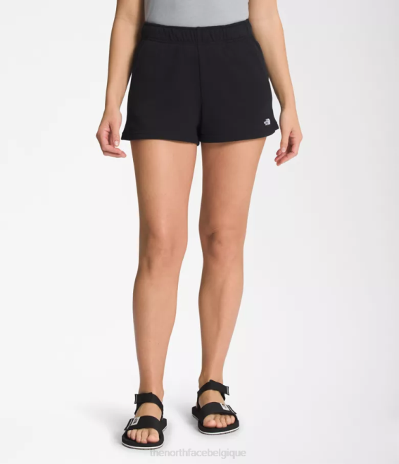 tnf noir/tnf blanc femmes The North Face short en molleton demi-dôme 62XR1290