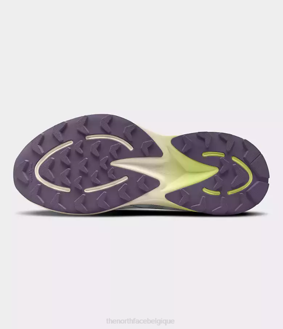 gris étain/led jaune femmes The North Face chaussures d'hypnum 62XR1187